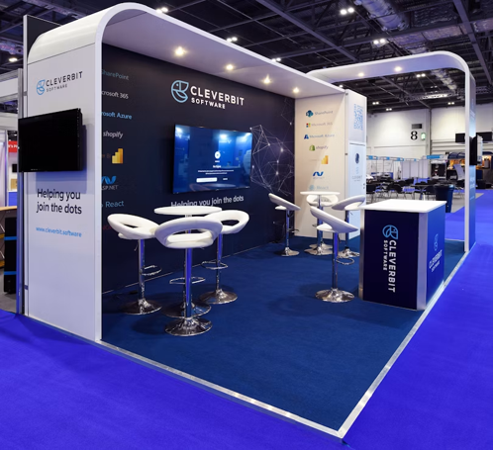 Cleverbit exhibition stand at Convergence India 2026