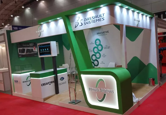 Dassault Systems exhibition stand at Semicon India 2025